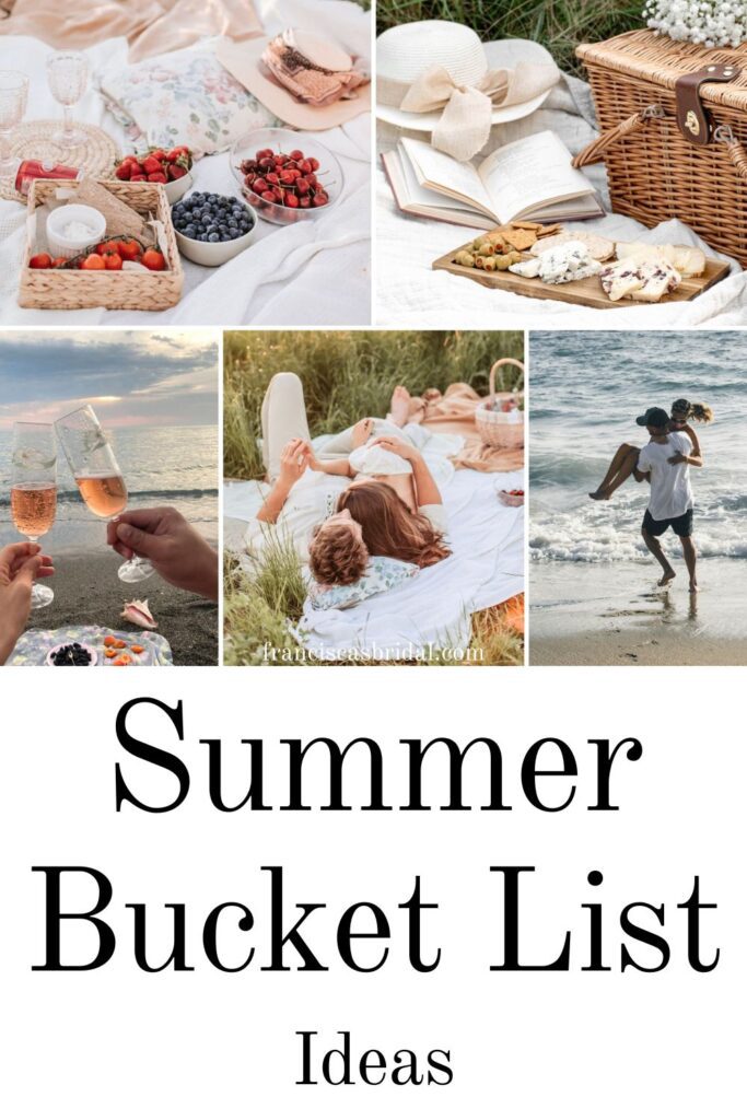 Summer bucket list ideas for couples.