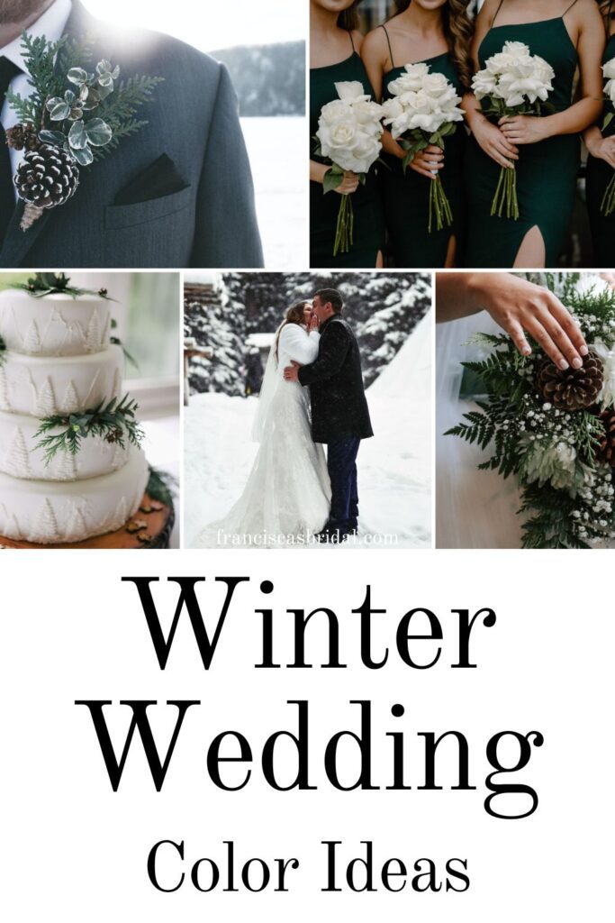winter wedding color ideas.