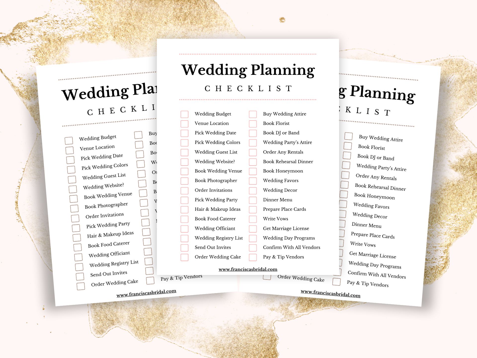 6 Month Wedding Planning Guide + Free Printable Checklist