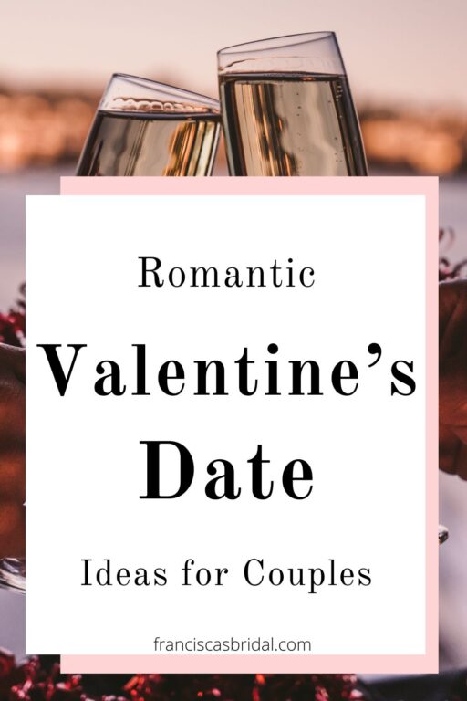 A couple on a date with text that says Valentine's day date ideas for couples.